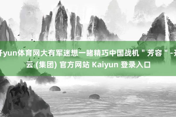 开yun体育网大有军迷想一睹精巧中国战机＂芳容＂-开云 (集团) 官方网站 Kaiyun 登录入口