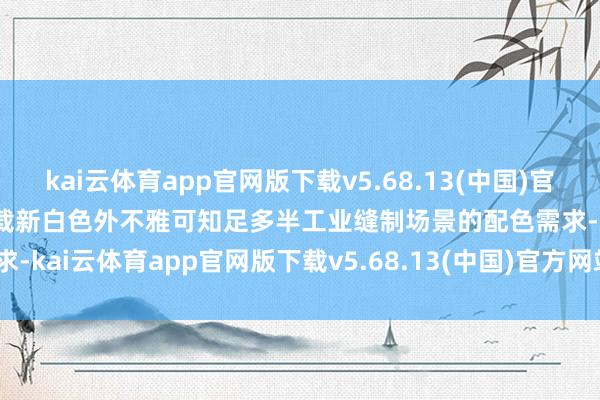 kai云体育app官网版下载v5.68.13(中国)官方网站·IOS/手机版APP下载新白色外不雅可知足多半工业缝制场景的配色需求-kai云体育app官网版下载v5.68.13(中国)官方网站·IOS/手机版APP下载
